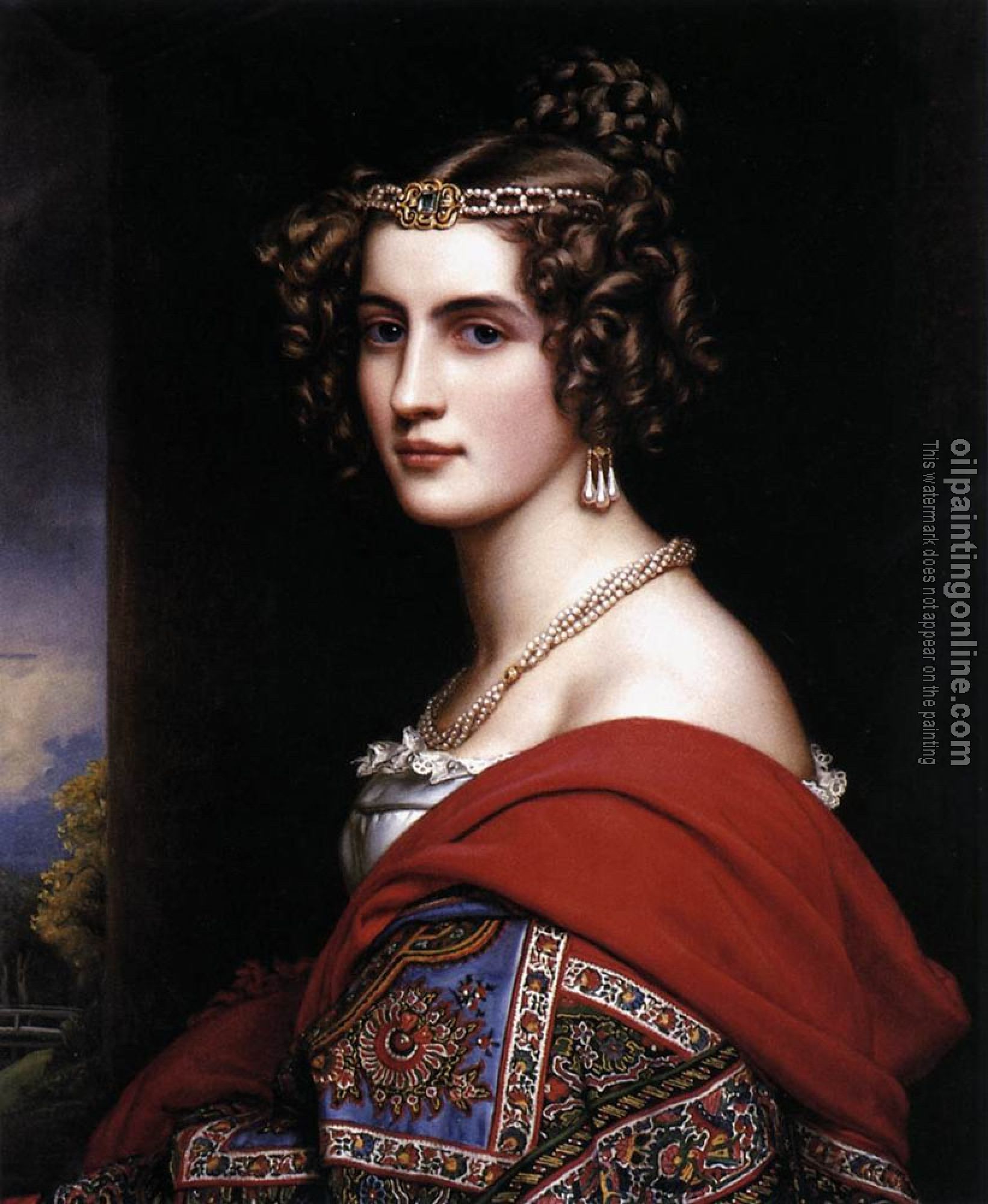 Stieler, Joseph Karl - Amalie von Schintling